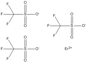 Molecular Structure of 139177-64-3 (Erbium (III) trifluoromethanesulfonate)